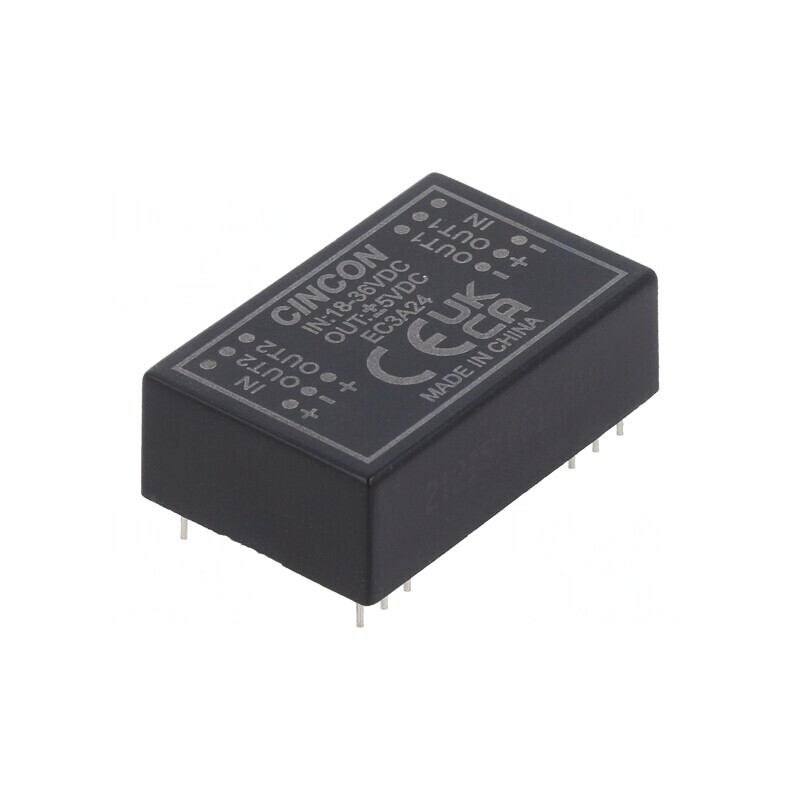 Convertor DC-DC 3W 18-36V la 5V/-5V DIP24 | Electronic-mag.ro | Componente Electronice Convertor DC-DC 3W 18-36V la 5V/-5V DIP24 | Electronic-mag.ro | Componente Electronice
