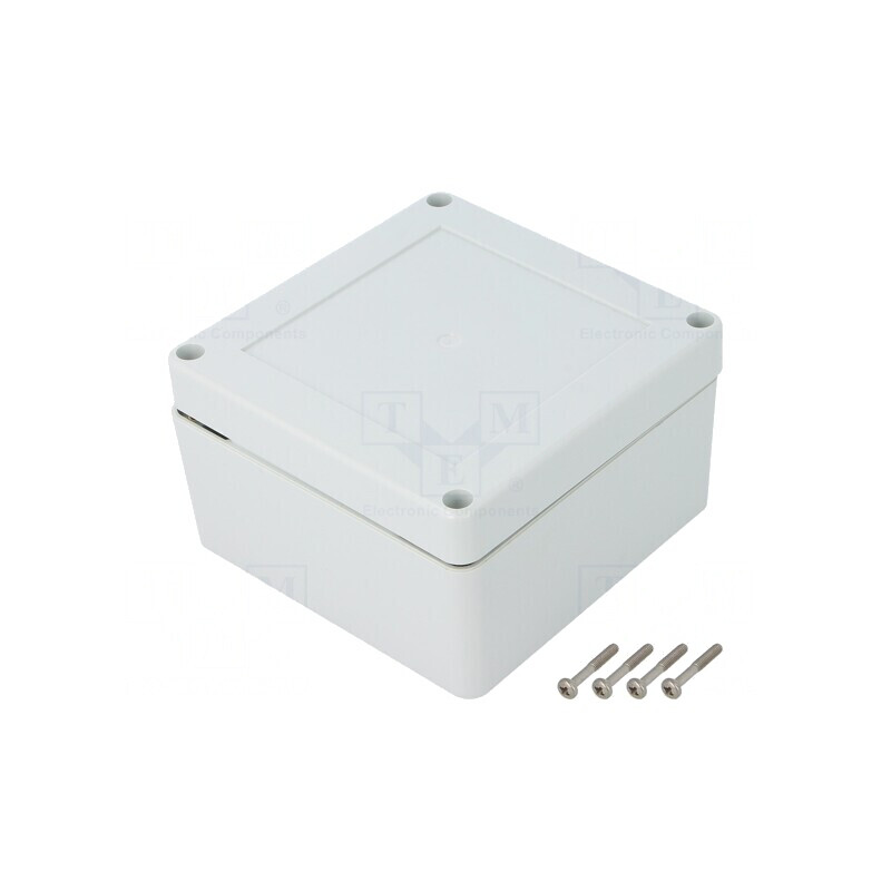 Carcasă Universală cu Bucșă din Alamă 105x105x60mm | Electronic-mag.ro | Componente Electronice