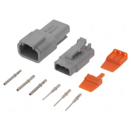 Conector Cablu-Cablu ATM 3 PIN Tată-Mamă | Electronic-mag.ro | Componente Electronice