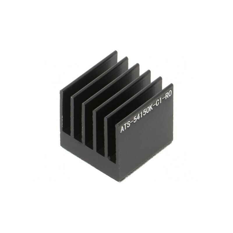 Radiator Extrudat cu Aripioare BGA Negru 15x15mm | Electronic-mag.ro | Componente Electronice Radiator Extrudat cu Aripioare BGA Negru 15x15mm | Electronic-mag.ro | Componente Electronice