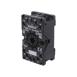 Stativ Relee 11 PIN pentru Șină DIN | Electronic-mag.ro | Componente Electronice