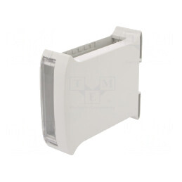 Carcasă pentru șină DIN 101mm x 35mm x 119,5mm gri | Electronic-mag.ro | Componente Electronice