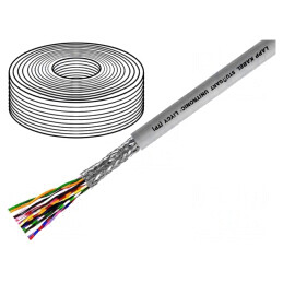 Cablu UNITRONIC LiYCY TP 16x2x0.25mm² PVC Gri 500V