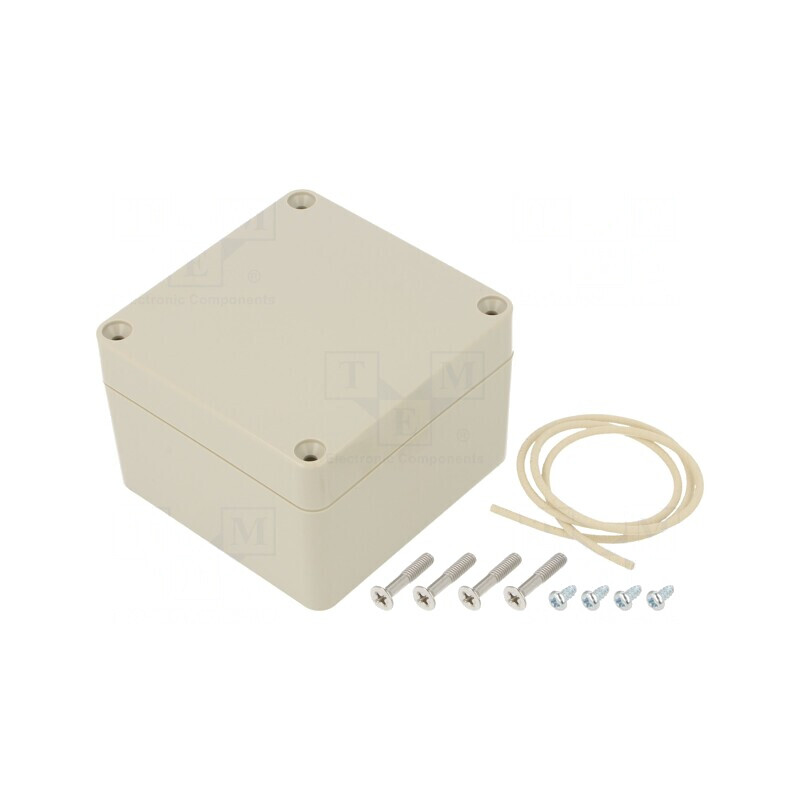 Carcasă universală IP65 ABS bej 80x82x55mm Ritec | Electronic-mag.ro | Componente Electronice