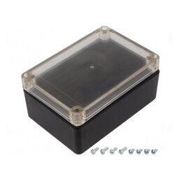 Carcasă Universală ABS Neagră 85x125x57 mm | Electronic-mag.ro | Componente Electronice