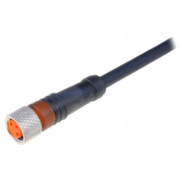 Conector M8 5m Mamă PIN 3 Drept cu Mufă și Cabluri | Electronic-mag.ro | Componente Electronice