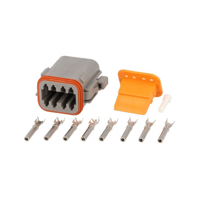 Conector Cablu-Cablu DT Mamă 8 PIN Crimpat | Electronic-mag.ro | Componente Electronice