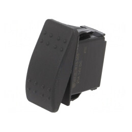 Comutator Rocker SPST Negru 10A 250V IP56 | Electronic-mag.ro | Componente Electronice