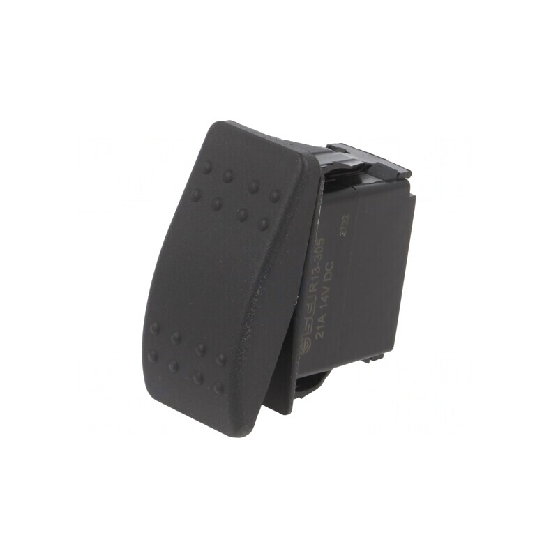 Comutator Rocker SPST Negru 10A 250V IP56 | Electronic-mag.ro | Componente Electronice