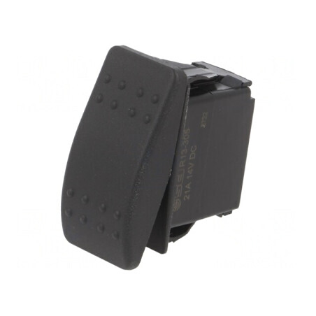 Comutator Rocker SPST Negru 10A 250V IP56 | Electronic-mag.ro | Componente Electronice