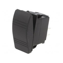 Comutator Rocker SPST Negru 10A/250V IP56 | Electronic-mag.ro | Componente Electronice