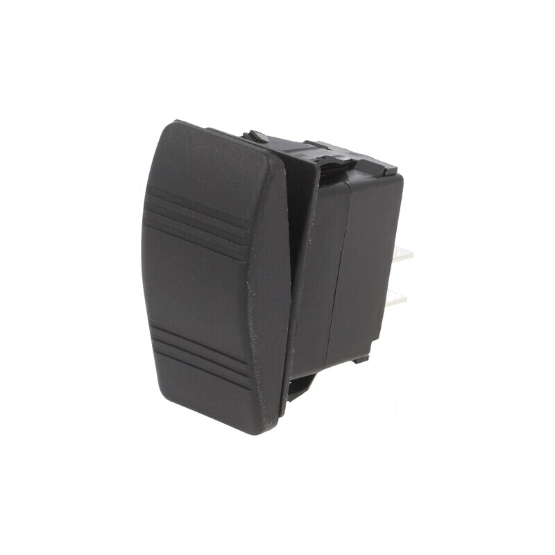 Comutator Rocker SPST Negru 10A/250V IP56 | Electronic-mag.ro | Componente Electronice