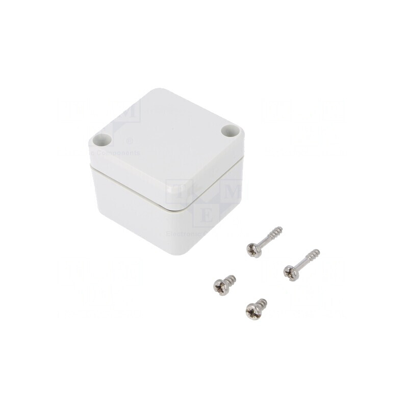 Carcasă universală EURONORD gri 50x52x40 mm IK08 | Electronic-mag.ro | Componente Electronice