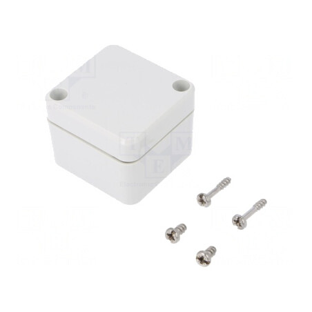Carcasă universală EURONORD gri 50x52x40 mm IK08 | Electronic-mag.ro | Componente Electronice