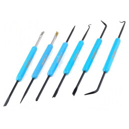Set Răzuitoare și Perii 180mm 6 Bucăți | Electronic-mag.ro | Componente Electronice