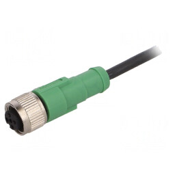 Cablu Conectare M12 3 PIN 1.5m 250VAC 4A | Electronic-mag.ro | Componente Electronice