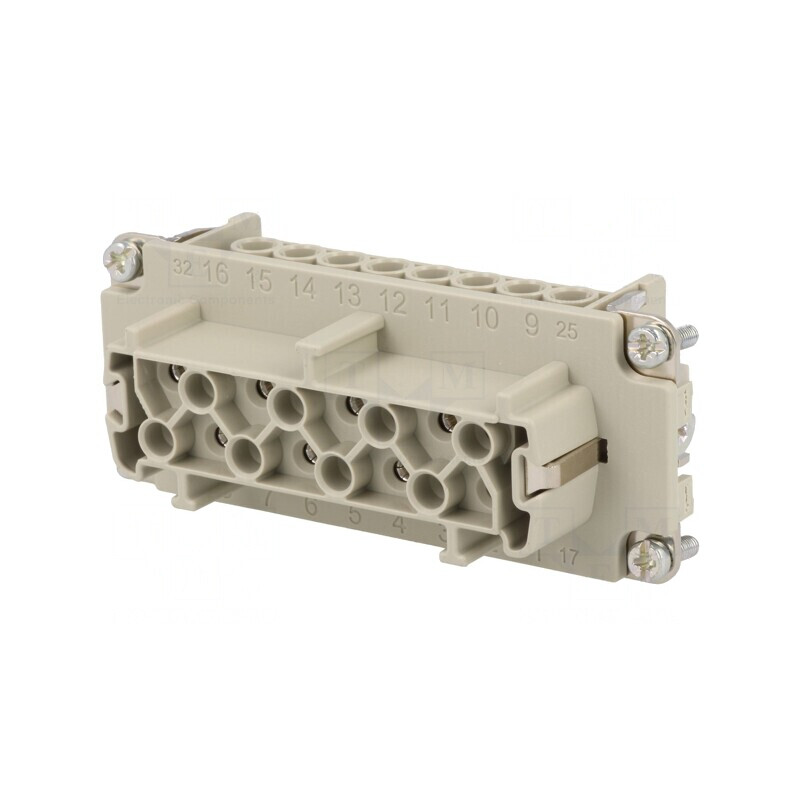 Conector HDC Inserturi Contact Mamă 16 PIN 16 PE | Electronic-mag.ro | Componente Electronice