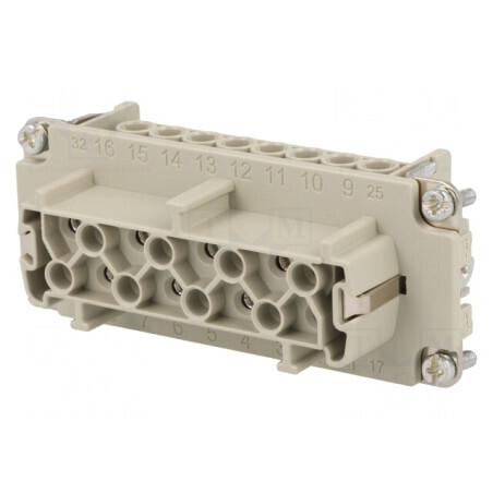 Conector HDC Inserturi Contact Mamă 16 PIN 16 PE | Electronic-mag.ro | Componente Electronice