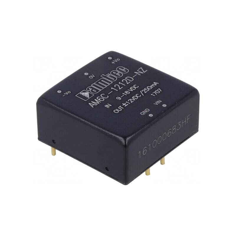 Convertor DC/DC 6W 9-18V la 12V/-12V | Electronic-mag.ro | Componente Electronice Convertor DC/DC 6W 9-18V la 12V/-12V | Electronic-mag.ro | Componente Electronice