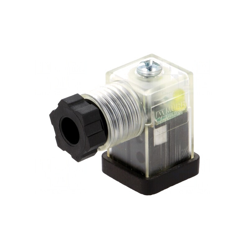 Conector Mamă 8mm cu Valvă 90° | Electronic-mag.ro | Componente Electronice
