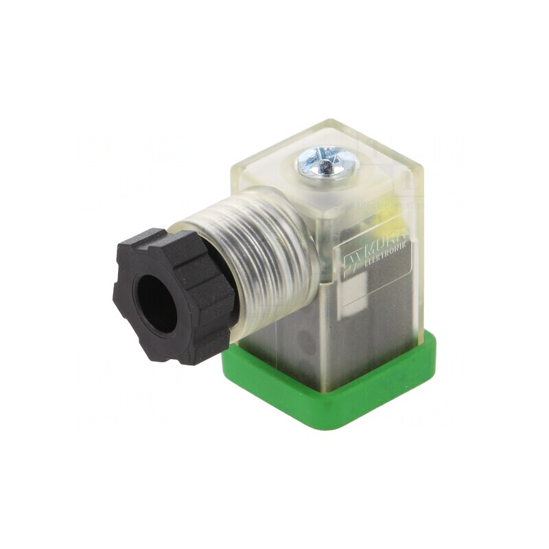 Conector Valvă Mufă C 8mm 3PIN 90° | Electronic-mag.ro | Componente Electronice