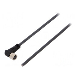 Cablu Conectare M8 3 PIN Unghi 3m 60VAC 4A PUR