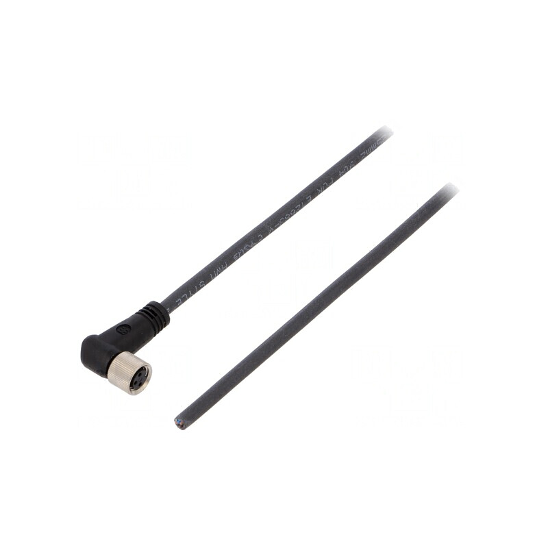 Cablu Conectare M8 3 PIN Unghi 3m 60VAC 4A PUR | Electronic-mag.ro | Componente Electronice