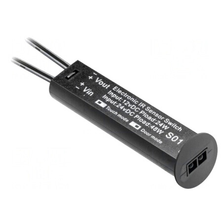 Întrerupător Tactil Negru 12V/24V | Electronic-mag.ro | Componente Electronice