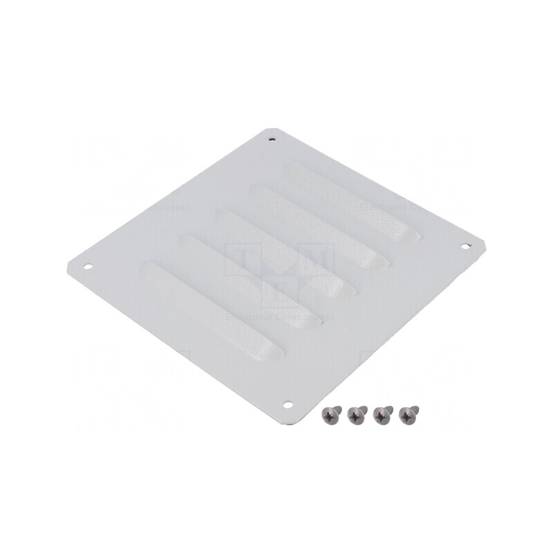 Protecție Oțel 110x130mm IP23 RAL 7035 | Electronic-mag.ro | Componente Electronice