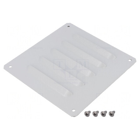 Protecție Oțel 110x130mm IP23 RAL 7035 | Electronic-mag.ro | Componente Electronice