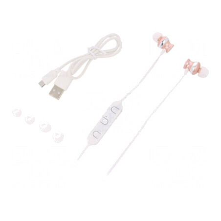 Căști Wireless cu Microfon Șampanie 3.5mm USB Micro USB | Electronic-mag.ro | Componente Electronice
