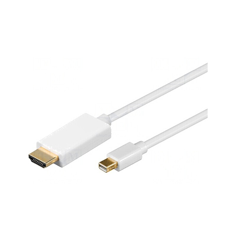 Cablu DisplayPort 1.1 la HDMI 1m Alb | Electronic-mag.ro | Componente Electronice