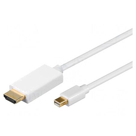 Cablu DisplayPort 1.1 la HDMI 1m Alb | Electronic-mag.ro | Componente Electronice