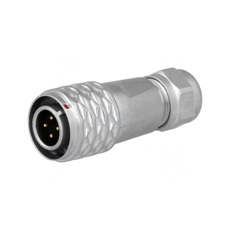 Mufă SF12 Tată 4 PIN IP67 4-6,5mm 5A 200V Lipire pe Cablu | Electronic-mag.ro | Componente Electronice