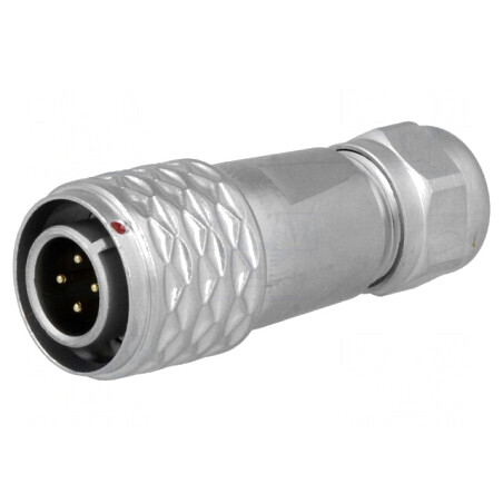 Mufă SF12 Tată 4 PIN IP67 4-6,5mm 5A 200V Lipire pe Cablu | Electronic-mag.ro | Componente Electronice
