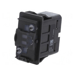 Rocker Switch ON-OFF-ON 10A 12VDC Black | Electronic-mag.ro | Componente Electronice