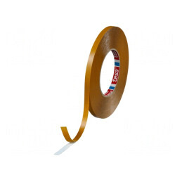 Bandă dublu adezivă albă 9mm x 50m 60°C | Electronic-mag.ro | Componente Electronice