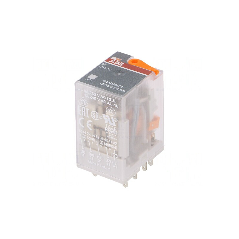 Releu Electromagnetic 4PDT 120VAC 6A | Electronic-mag.ro | Componente Electronice