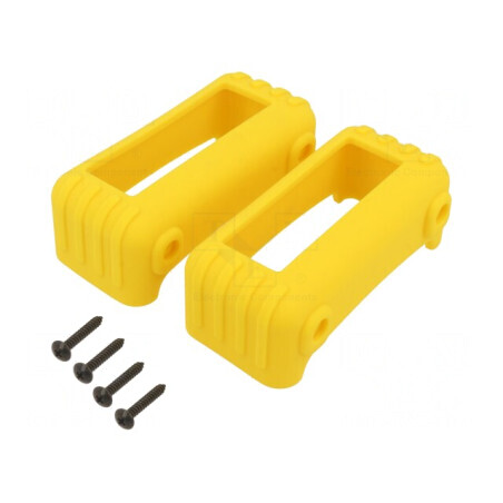 Silicone Rubber Protectors - Yellow (2 Pack) | Electronic-mag.ro | Componente Electronice