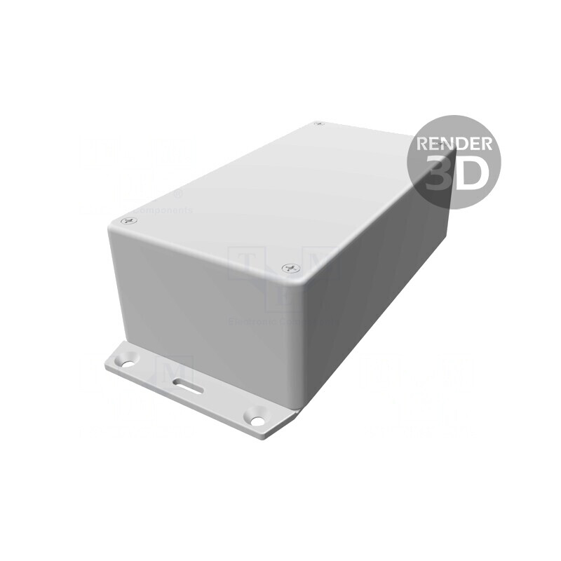 Carcasă universală ABS gri IP54 80x150x50mm | Electronic-mag.ro | Componente Electronice