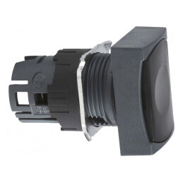 Comutator apăsare 16mm negru | Electronic-mag.ro | Componente Electronice