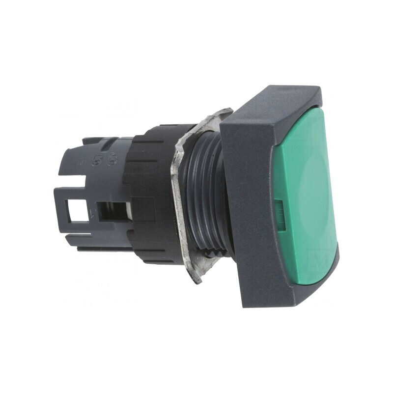 Comutator apăsare 16mm verde | Electronic-mag.ro | Componente Electronice