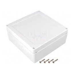 Carcasă Universală 150x150x60mm cu Bucșă din Alamă | Electronic-mag.ro | Componente Electronice