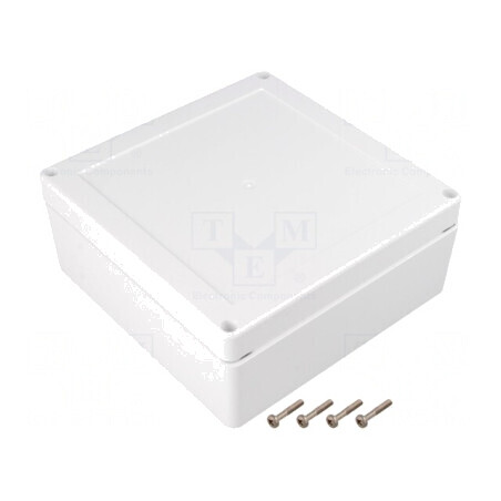 Carcasă Universală 150x150x60mm cu Bucșă din Alamă | Electronic-mag.ro | Componente Electronice