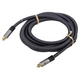 Cablu Toslink 3m Aurit PVC | Electronic-mag.ro | Componente Electronice