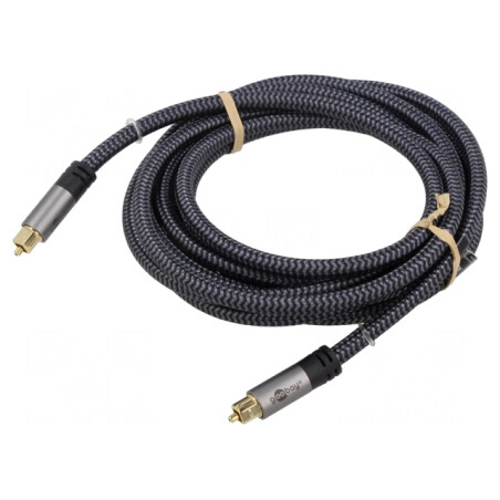 Cablu Toslink 3m Aurit PVC | Electronic-mag.ro | Componente Electronice
