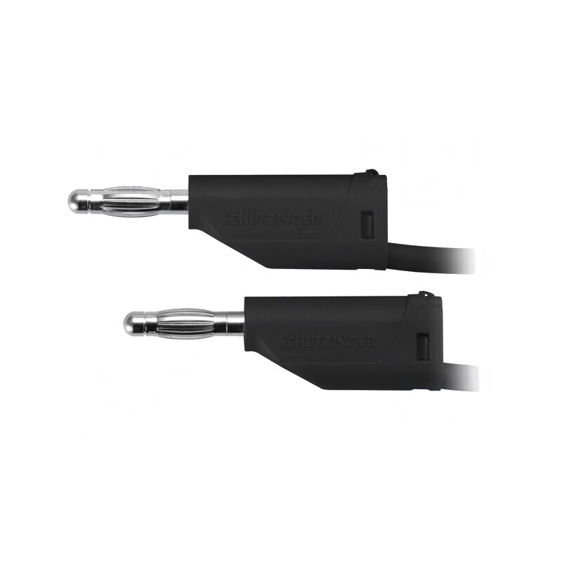Cablu de măsurare negru 4mm 32A 70VDC 33VAC | Electronic-mag.ro | Componente Electronice