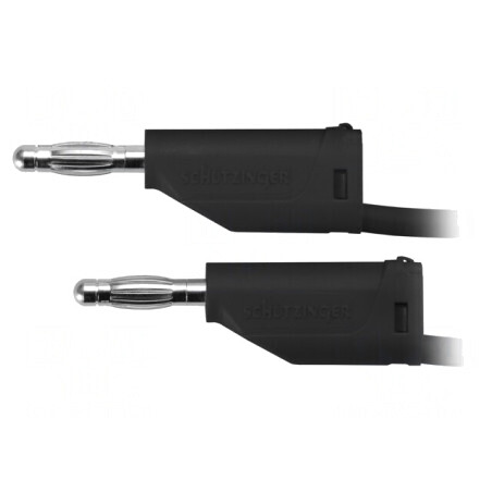 Cablu de măsurare negru 4mm 32A 70VDC 33VAC | Electronic-mag.ro | Componente Electronice