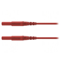 Cablu de măsurare 16A mufă banană 4mm duală | Electronic-mag.ro | Componente Electronice