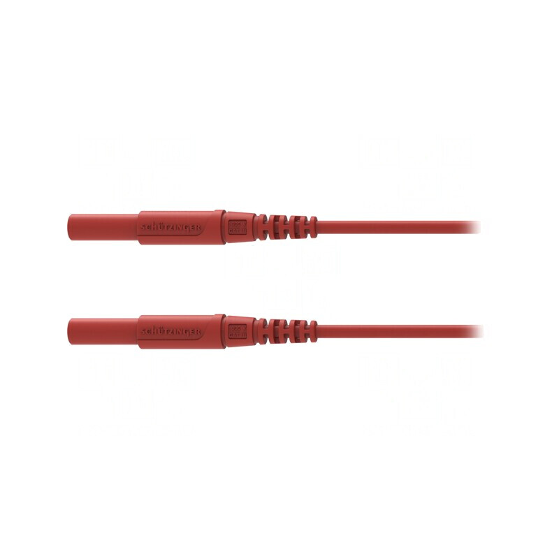 Cablu de măsurare 16A mufă banană 4mm duală | Electronic-mag.ro | Componente Electronice